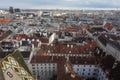 View of winter Vienna from the tower of St. StephenÃ¢â¬â¢s Cathedral.